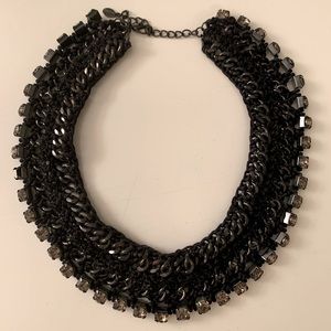 Black chunk Aldo choker necklace